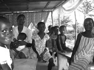 seated group