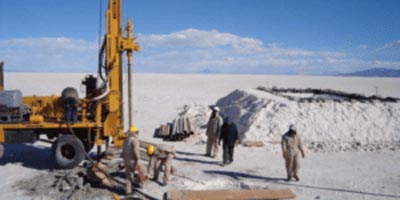 Lithium extraction in Bolivia