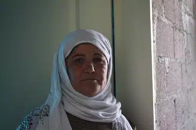 Refugee woman