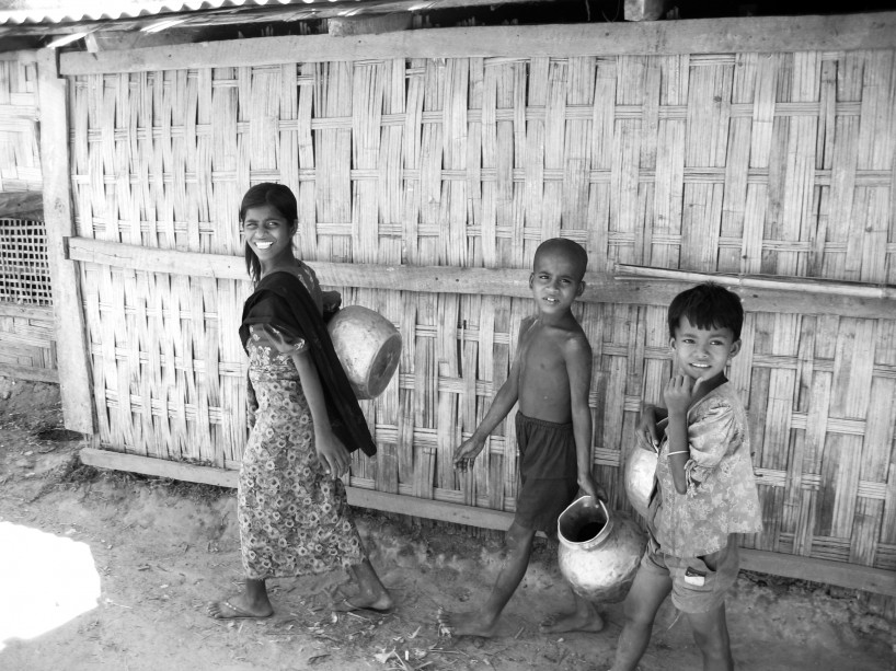 27% of Rohingya children in the Kutu Palong makeshift refugee camp are malnourished. The new government of Myanmar has engaged in a series of reforms toward democratisation, but Rohingya people are disappointed that little has actually changed for them. Forced labour, marriage restrictions, restrictions on movement and arbitrary arrests continue. Photo courtesy Refugees International.
